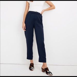 Madewell Drapey Tapered Pleat Pants